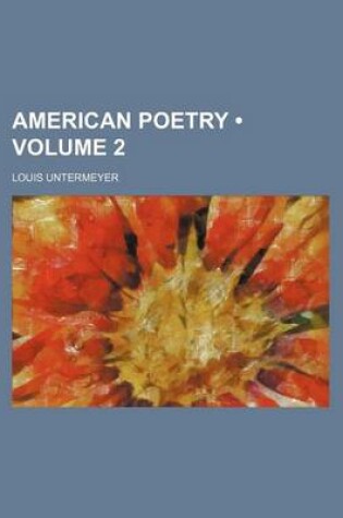 Cover of American Poetry (Volume 2)