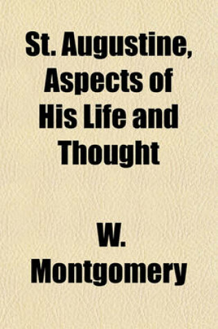 Cover of St. Augustine, Aspects of His Life and Thought