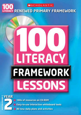 Book cover for 100 New Literacy Framework Lessons for Year 2 with CD-Rom