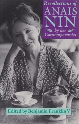 Book cover for Recollections of Anais Nin