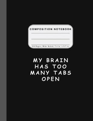 Book cover for Wide Ruled Composition Notebook My Brain