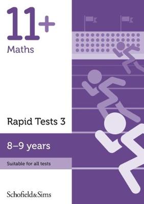 Book cover for 11+ Maths Rapid Tests Book 3: Year 4, Ages 8-9