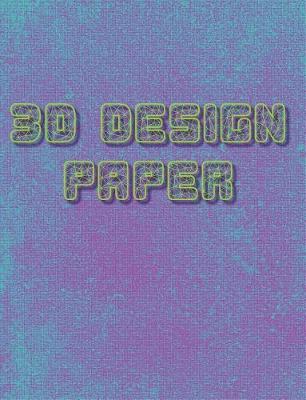 Book cover for 3D Design Paper Notebook