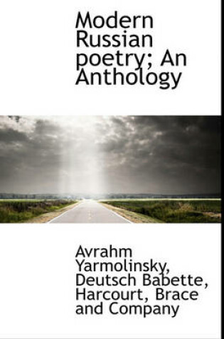 Cover of Modern Russian Poetry; An Anthology