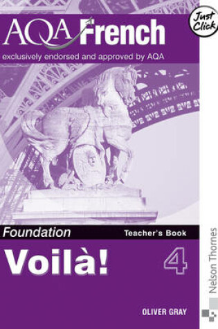 Cover of Voila! 4 for AQA Foundation Teacher's Book