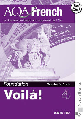 Book cover for Voila! 4 for AQA Foundation Teacher's Book
