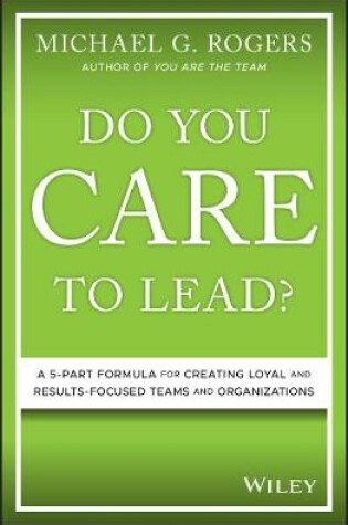 Cover of Do You Care to Lead?