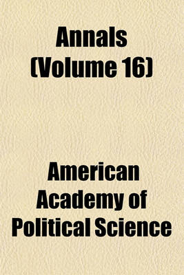 Book cover for Annals (Volume 16)