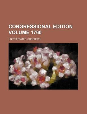 Book cover for Congressional Edition Volume 1760