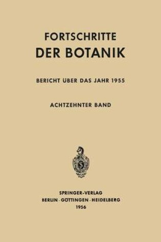 Cover of Bericht Uber Das Jahr 1955