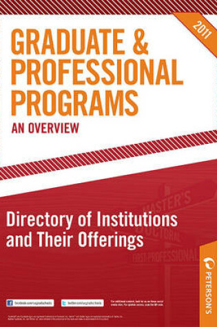 Cover of Peterson's Graduate & Professional Programs: An Overview--Directory of Institutions and Their Offerings