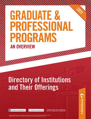 Book cover for Peterson's Graduate & Professional Programs: An Overview--Directory of Institutions and Their Offerings
