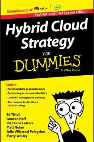 Cover of Hybrid Cloud Strategy for Dummies, Red Hat and Intel Special Edition (Custom)