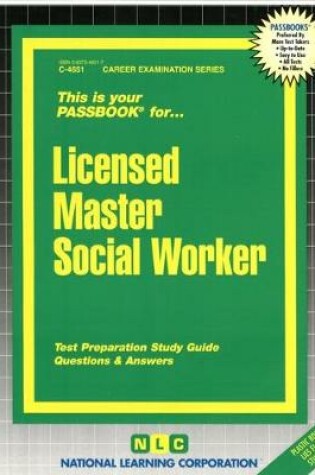 Cover of Licensed Master Social Worker