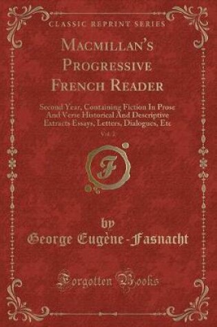 Cover of Macmillan's Progressive French Reader, Vol. 2