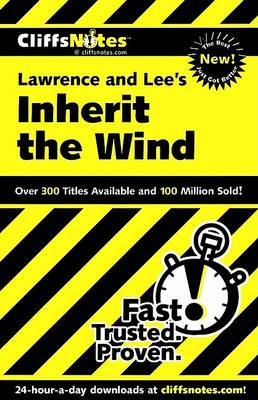 Book cover for Cliffsnotes on Lawrence and Lee's Inherit the Wind