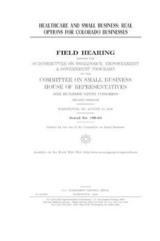 Cover of Healthcare and small business