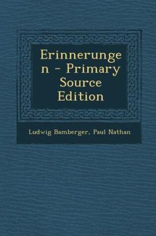 Cover of Erinnerungen