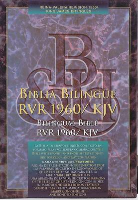 Book cover for Bible Rvr 1960 Kjv Burgundy