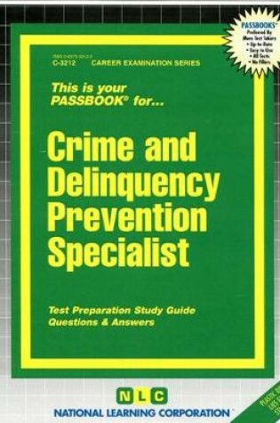 Cover of Crime & Delinquency Prevention Specialist