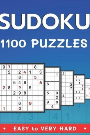 Cover of 1100 Sudoku Puzzles Easy to Very Hard