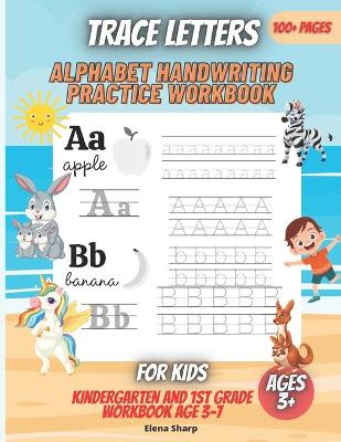Book cover for Trace Letters-Alphabet Handwriting Practice workbook for kids