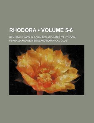 Book cover for Rhodora (Volume 5-6)