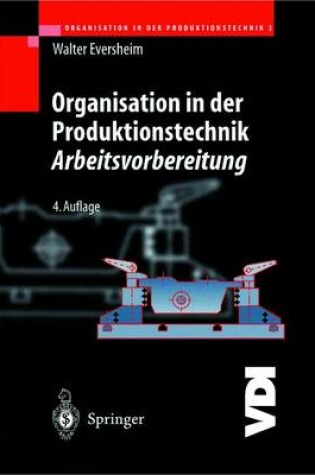 Cover of Organisation in der Produktionstechnik 3