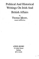 Book cover for Political and Historical Writings on Irish and British Affairs by Thomas Moore, Ireland's National Poet