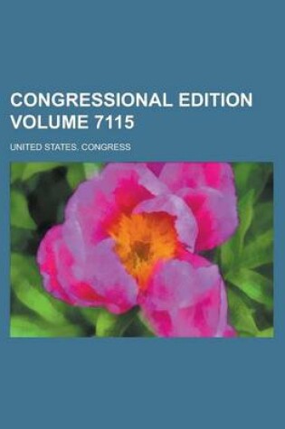 Cover of Congressional Edition Volume 7115