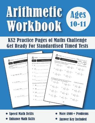 Book cover for Year 6 Arithmetic Tests - KS2 Maths Challenge