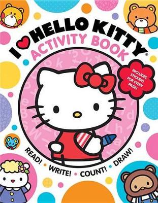 Book cover for I Heart Hello Kitty Activity Book