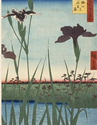 Book cover for Horikiri Iris Garden, Ando Hiroshige. Blank Journal