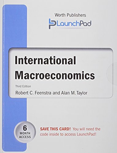 Book cover for Launchpad for Feenstra's International Macroeconomics (Six Month Access)