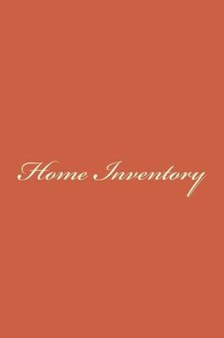 Cover of Home Inventory