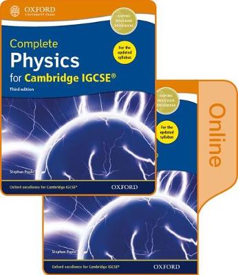 Book cover for Complete Physics for Cambridge IGCSE (R) Print and Online Student Book Pack