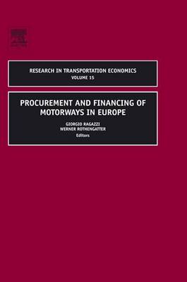 Book cover for Procurement and Financing of Motorways in Europe