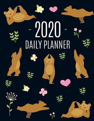 Book cover for Yoga Bear Planner 2020