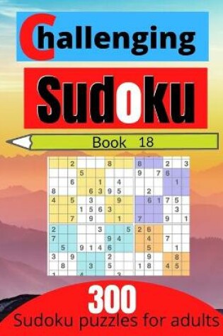 Cover of Challenging sudoku book 18