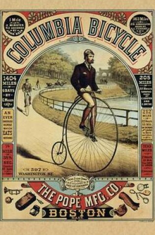 Cover of Columbia Bicycle Advertising Lined Writing Journal