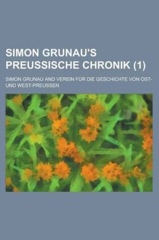 Cover of Simon Grunau's Preussische Chronik (1)