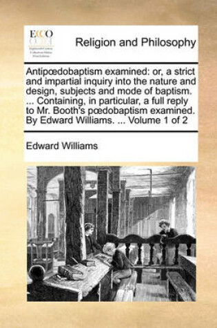 Cover of Antipdobaptism Examined