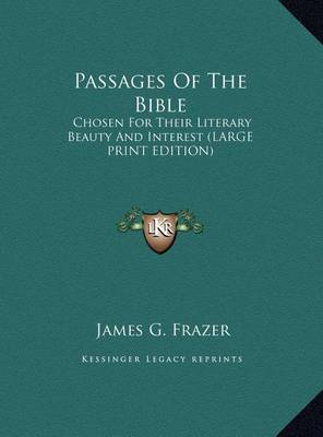 Book cover for Passages of the Bible