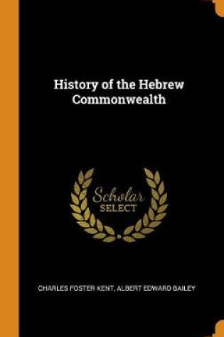 Cover of History of the Hebrew Commonwealth