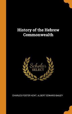 Book cover for History of the Hebrew Commonwealth