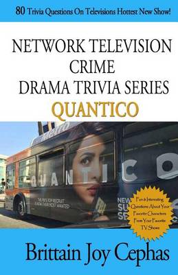 Book cover for Network Television Crime Drama Trivia Series-QUANTICO