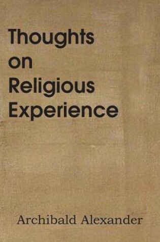 Cover of Thoughts on Religious Experience