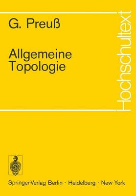 Cover of Allgemeine Topologie