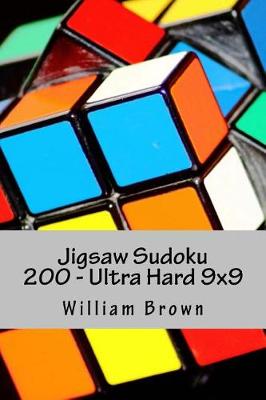 Book cover for Jigsaw Sudoku 200 - Ultra Hard 9x9