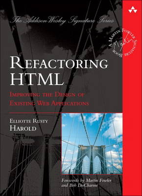 Book cover for Refactoring HTML